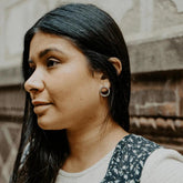 Boucles d'oreilles en argent martelé - Marissa